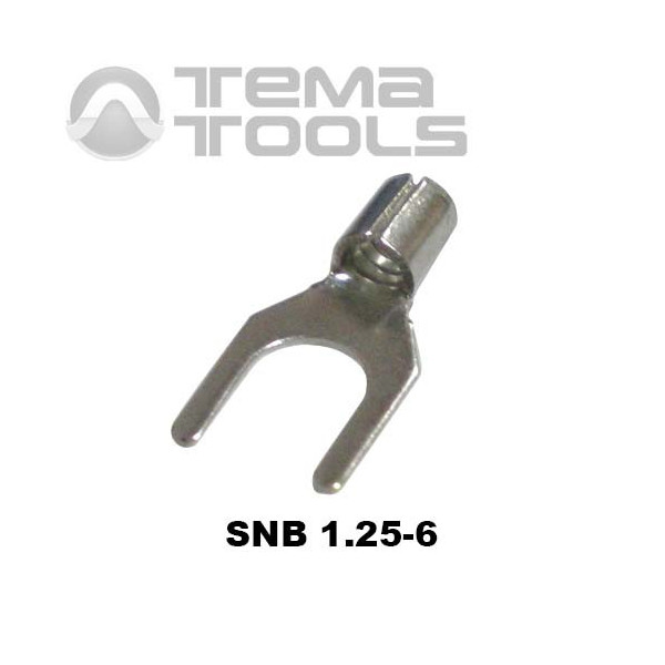 Наконечник вилочный неизолированный SNB 1.25-6