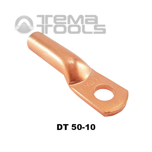 Наконечник медный силовой удлиненный DT 50-10
