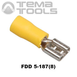 Плоский коннектор FDD 5.5-187 (8) мама