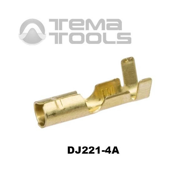 Коннектор круглый разрезной DJ221-4A мама