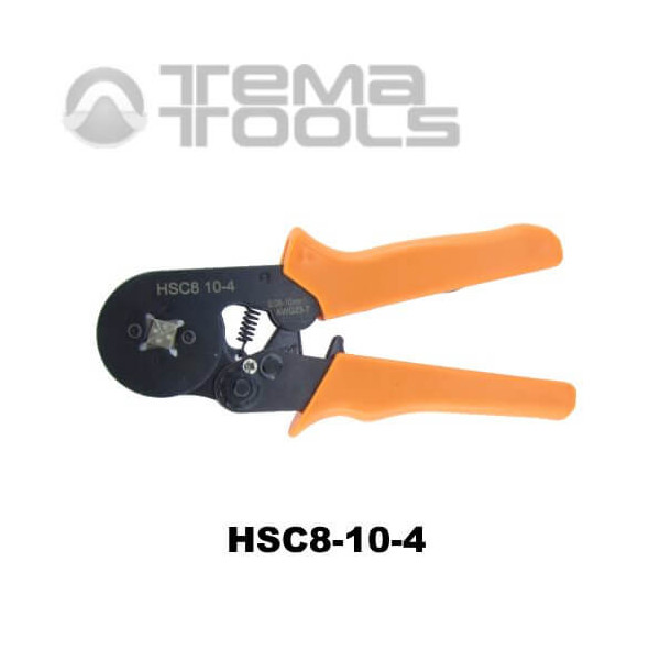 Кримпер пресс-клещи HSC8-10-4 (0,08-10 мм²) для обжима втулочных (трубчатых) наконечников