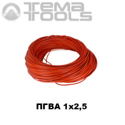 Провод ПГВА автомобильный 1x2,5 красный