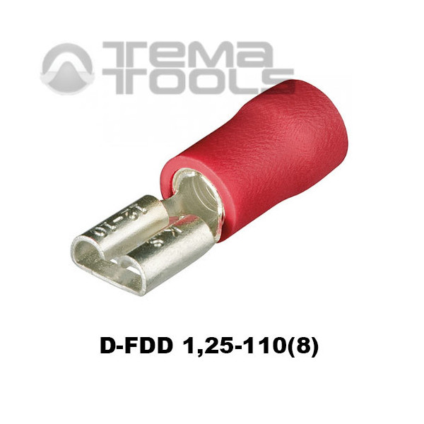 Купити роз'єм плоский вібростійкий D-FDD 1,25-110(8) "мама"