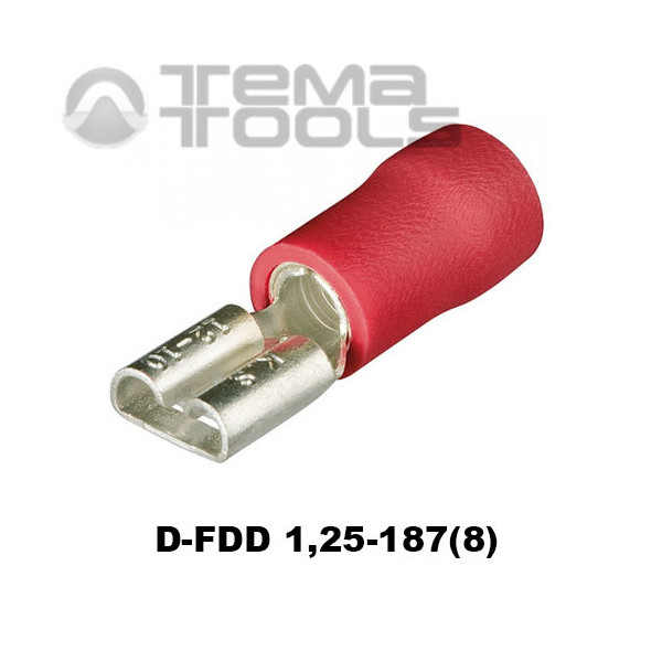 Купити роз'єм плоский вібростійкий D-FDD 1,25-187(8) "мама"
