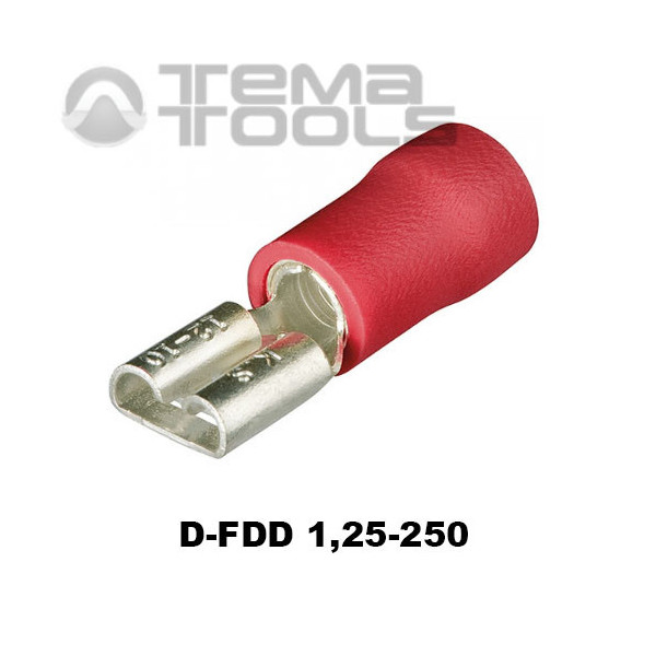Разъем плоский виброустойчивый D-FDD 1,25-250 «мама»