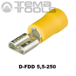 Купити роз'єм плоский вібростійкий D-FDD 5,5-250 "мама"