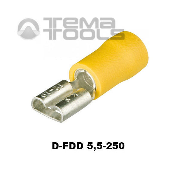 Разъем плоский виброустойчивый D-FDD 5,5-250 «мама»