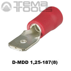 Купити роз'єм плоский вібростійкий D-MDD 1,25-187(8) "тато"