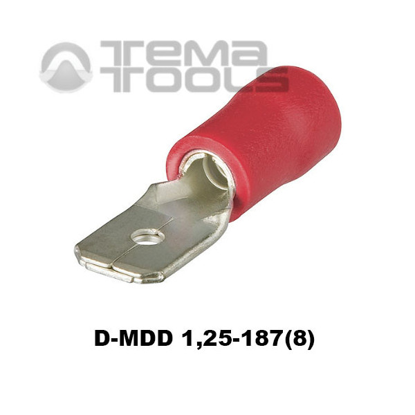Купити роз'єм плоский вібростійкий D-MDD 1,25-187(8) "тато"