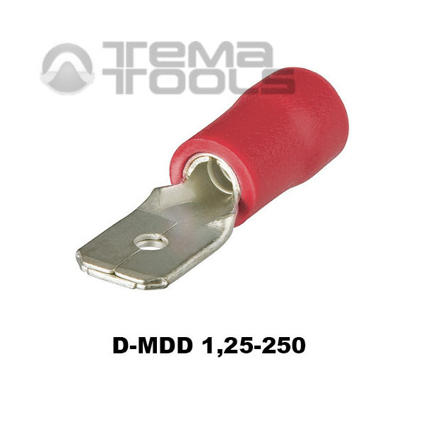 Купити роз'єм плоский вібростійкий D-MDD 1,25-250 "тато"
