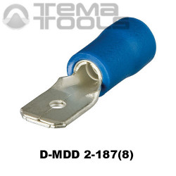 Разъем плоский виброустойчивый D-MDD 2-187(8) «папа»