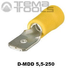 Разъем плоский виброустойчивый D-MDD 5,5-250 «папа»