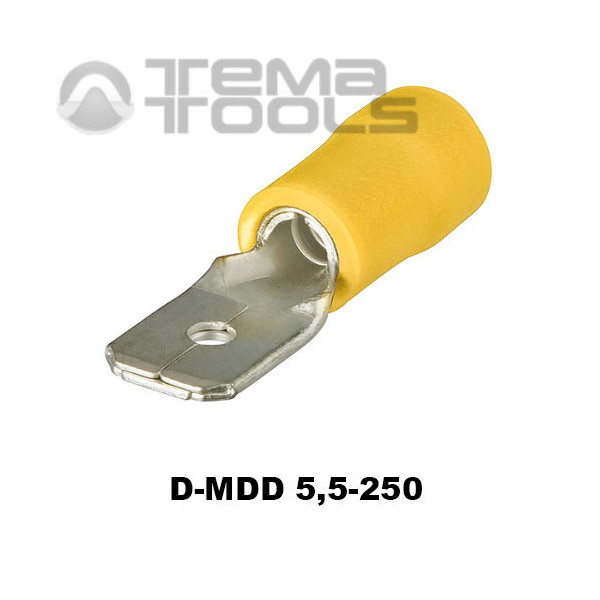 Купити роз'єм плоский вібростійкий D-MDD 5,5-250 "тато"