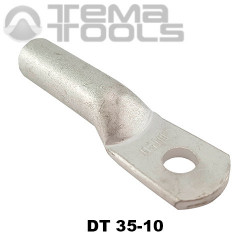 Наконечник медный силовой удлиненный луженый DT 35-10