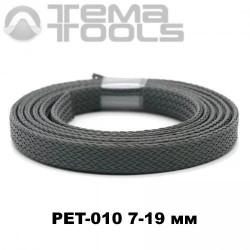 Оплетка для проводов PET-010 7-19 мм змеиная кожа серая из полиэстера 100 м. Купить защитную оплетку