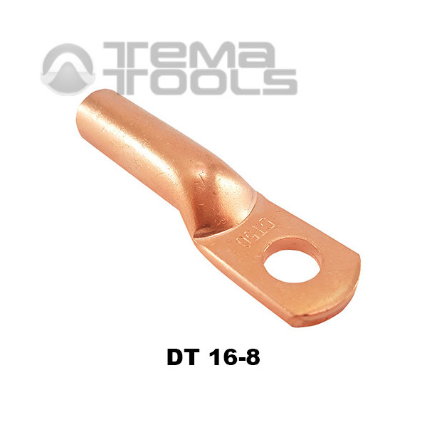 Наконечник медный силовой удлиненный DT 16-8