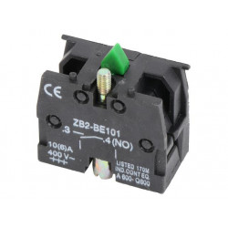 Блок контакт ZB2-BE101 «NO» зелений для XB2