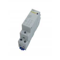 Контактор модульний КМ-1-20-11 20А 230AC 1NO-1NC 2р 1мод. на Din-рейку