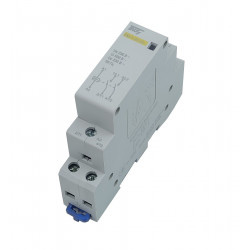 Контактор модульний КМ-1-20-20 20А 230AC 2NO 2р 1мод. на Din-рейку