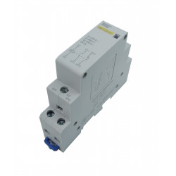 Контактор модульний КМ-1-25-11 25А 230AC 1NO-1NC 2р 1мод. на Din-рейку