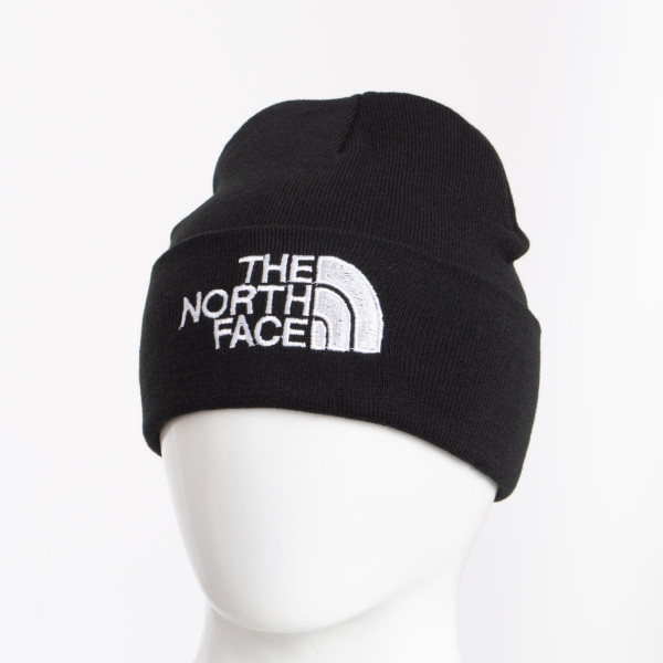 Шапка "Домік" The North Face чорний+б