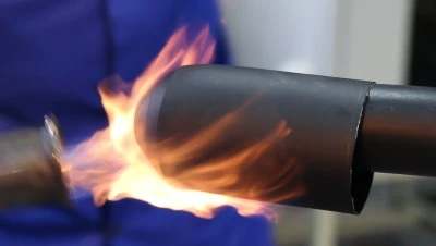 Монтаж термоусадочной кабельной капы